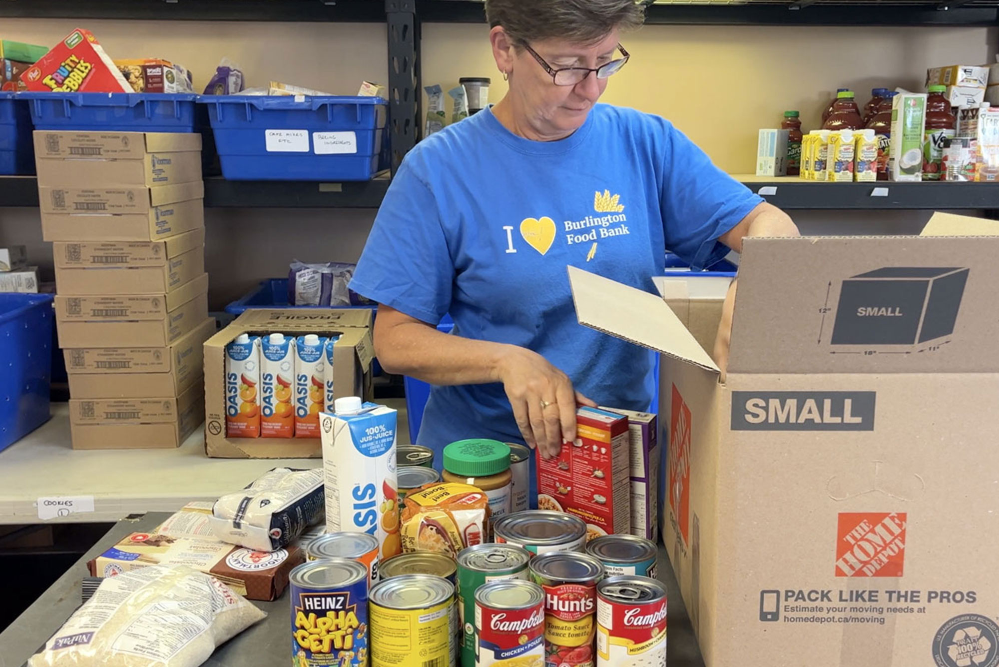 Volunteering The Burlington Food Bank